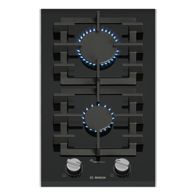 Bosch Serie 8 PRB3A6I40 hob Black Built-in 30 cm Gas 2 zone(s)