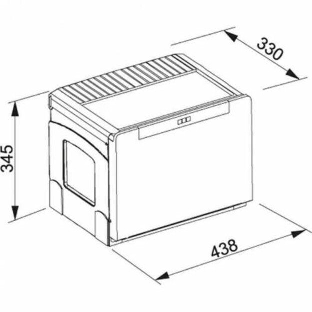 Šiukšliadėžė Franke Cube 50 (134.0055.293)