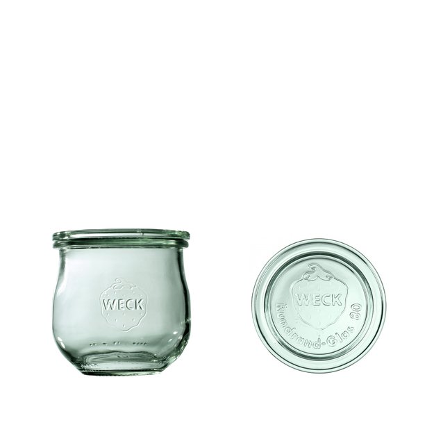 Jar, 370 ml, with lid, Tulip, 6 pcs
