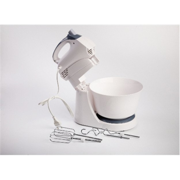 Adler | Mixer | AD 4202 | Mixer with bowl | 300 W | Number of speeds 5 | Turbo mode | White 1