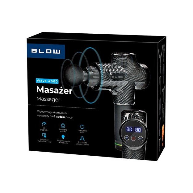 BLOW Wave 4000 massage gun 3