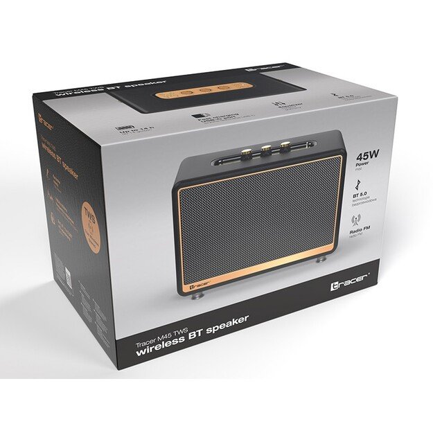 Tracer M45 speaker TWS bluetooth 45W black TRAGLO47248 1