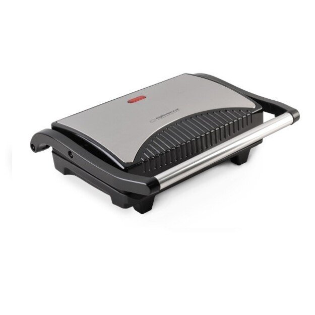 Grill electric tabletop Esperanza Taleggio EKG006 (contact, 750W, inox color)