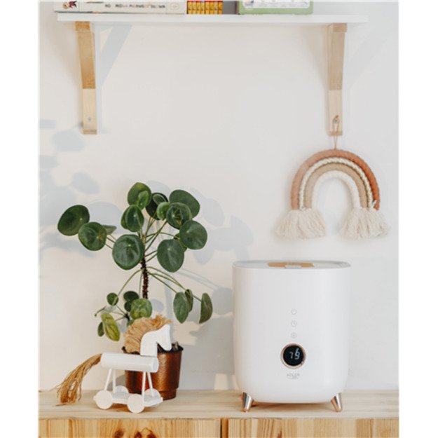 Adler AD 7972 Humidifier 23 W Water tank capacity 4 L Suitable for rooms up to 35 m2 Ultrasonic Humidification capacity 150-300 2