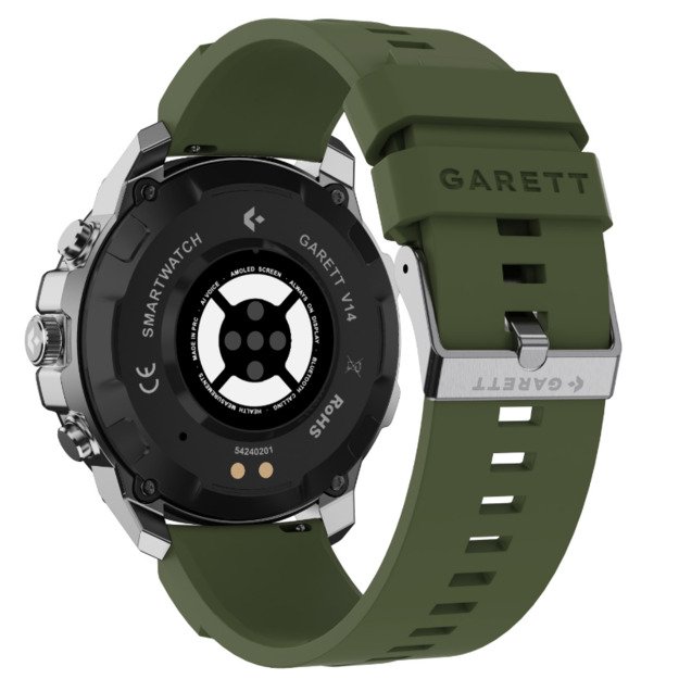 I&scaron;manusis laikrodis su lietuvi&scaron;ku meniu Garett V14 Silver Steel 7