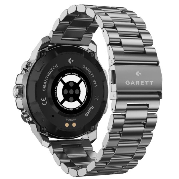 I&scaron;manusis laikrodis su lietuvi&scaron;ku meniu Garett V14 Silver Steel 1