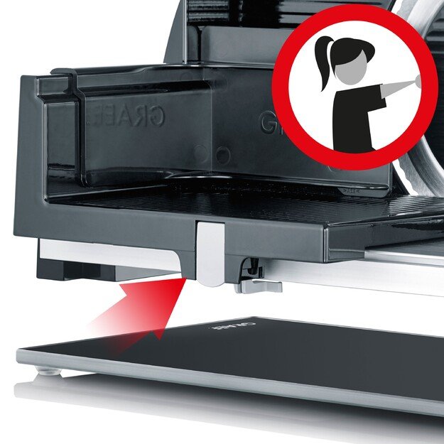 GRAEF Pjaustyklė STYLE S12002, su stiklo pagrindu, juoda 5