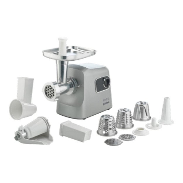 Gorenje Meat grinder | MG2500DS | Stainless Steel/White | 2500 W | Number of speeds 1 | Throughput (kg/min) 2.8