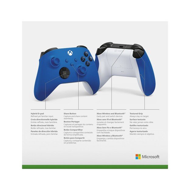 Microsoft XBOX Series Wireless Controller Shock Blue 1
