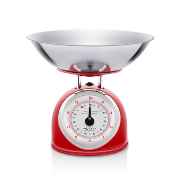 ETA | Kitchen scale | ETA577790030 Storio | Maximum weight (capacity) 5 kg | Graduation 25 g | Red 2