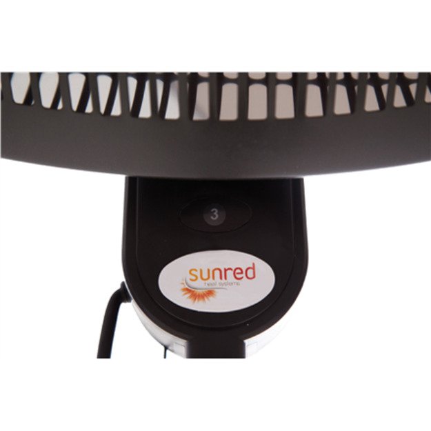 SUNRED | Heater | SMQ2000A, Elekra Quartz Standing | Infrared | 2000 W | Black | IP34 3