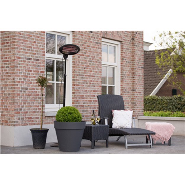 SUNRED | Heater | SMQ2000A, Elekra Quartz Standing | Infrared | 2000 W | Black | IP34 1