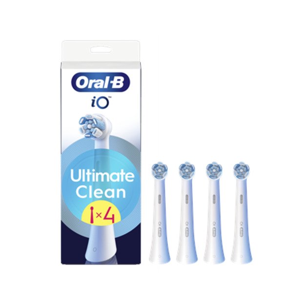 Oral-B | Replaceable toothbrush heads | iO UltimateClean | Heads | For adults | Number of brush heads included 4 | White