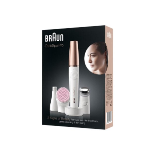 Braun Epilator with accessories | SE912 FaceSpa Pro | Number of power levels 1 | Wet & Dry | White 9