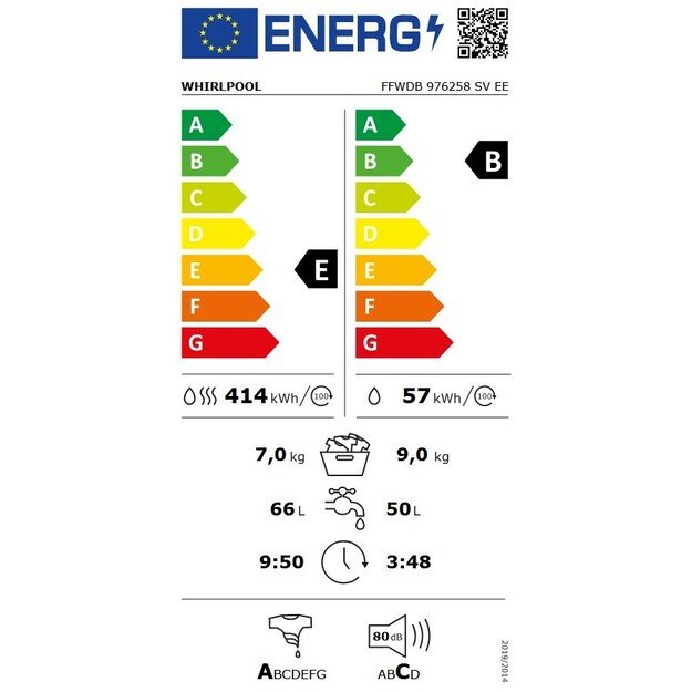 WHIRLPOOL FFWDB 976258 SV EE