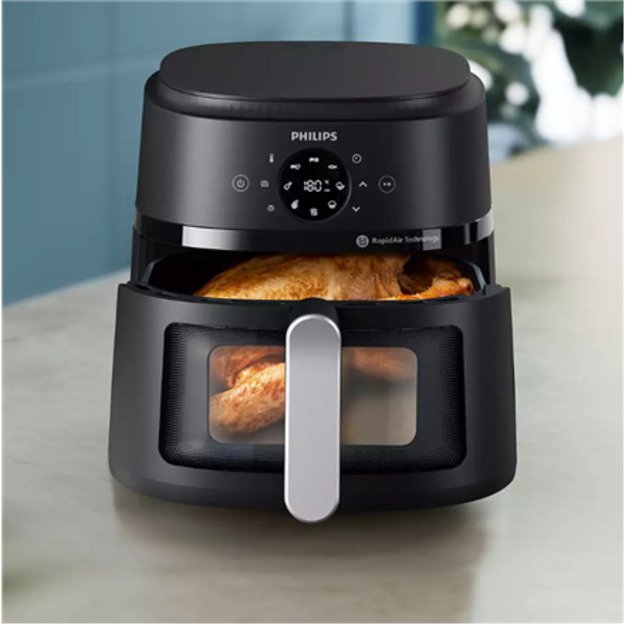 Philips Airfryer | NA231/00 | Power 1700 W | Capacity 6.2 L | Black/Silver 1