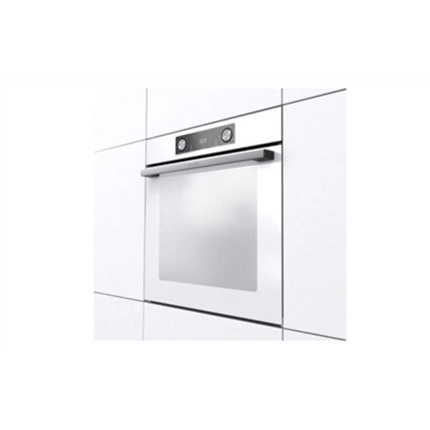 Gorenje | Oven | BOS6737E06WG | 77 L | Multifunctional | EcoClean | Mechanical control | Steam function | Height 59.5 cm | Width 2