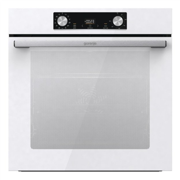 Gorenje | Oven | BOS6737E06WG | 77 L | Multifunctional | EcoClean | Mechanical control | Steam function | Height 59.5 cm | Width 4