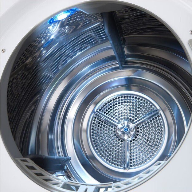 LG Dryer Machine | RH80V9AV3N | Energy efficiency class C | Front loading | 8 kg | LED | Depth 69 cm | Wi-Fi | White 4