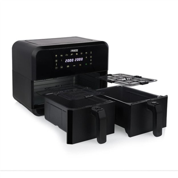 Princess Double Basket Airfryer | 182068 | Power 2400 W | Capacity 8 L | Black 2