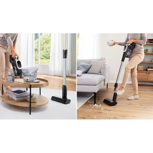Bosch BCS931WBA stick vacuum/electric broom Battery Dry HEPA Bagless 0.4 L White 3 Ah 9