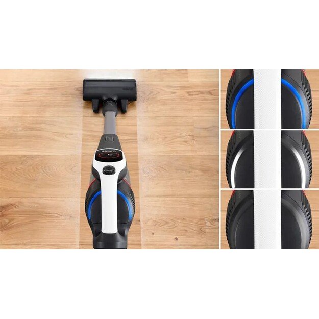 Bosch BCS931WBA stick vacuum/electric broom Battery Dry HEPA Bagless 0.4 L White 3 Ah 16