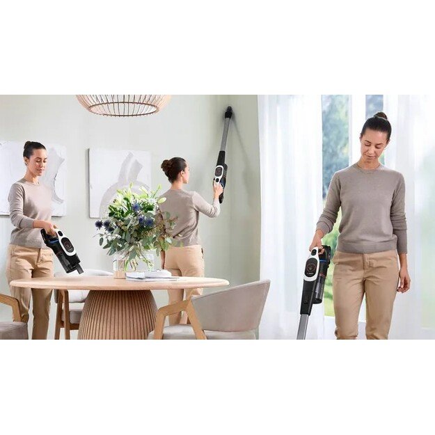 Bosch BCS931WBA stick vacuum/electric broom Battery Dry HEPA Bagless 0.4 L White 3 Ah 8