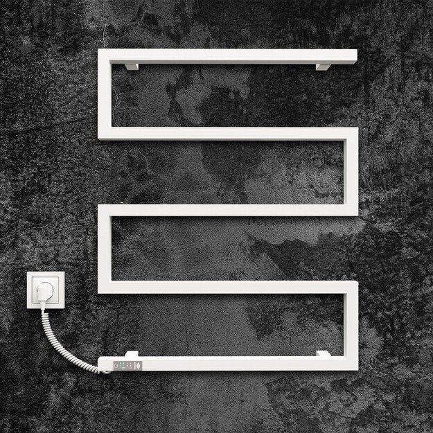 Elektrinis rank&scaron;luosčių džiovintuvas Kosser Zeta 685x550 EL, su laikmačiu, baltas (laidas kairėje) 1