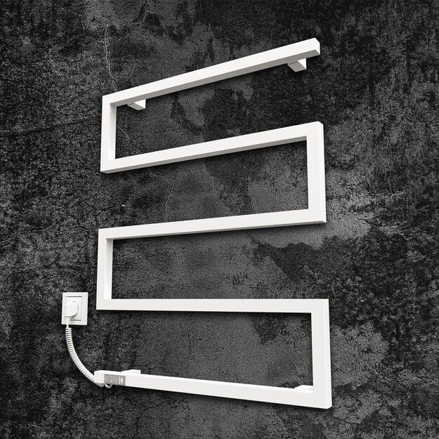 Elektrinis rank&scaron;luosčių džiovintuvas Kosser Zeta 685x550 EL, su laikmačiu, baltas (laidas kairėje) 2