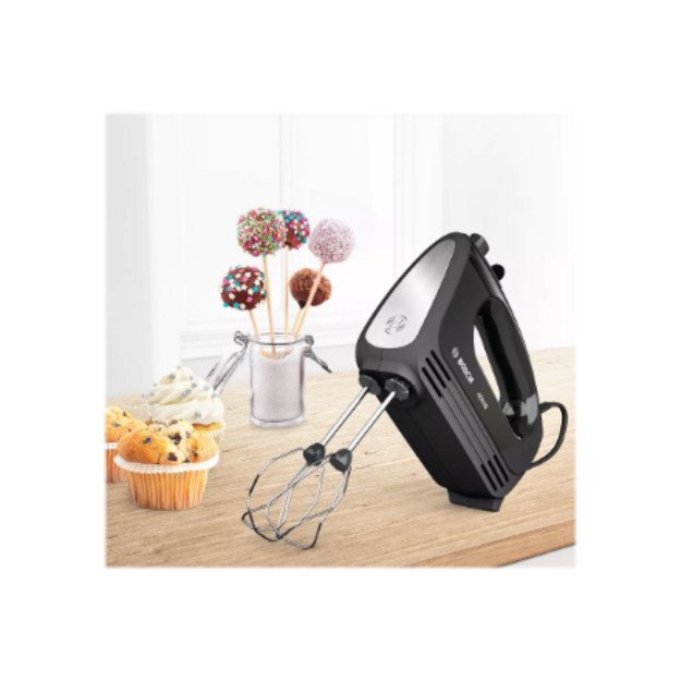 Bosch Hand Mixer | MFQ2420B CleverMixx | Hand Mixer | 400 W | Number of speeds 4 | Turbo mode | Black 1