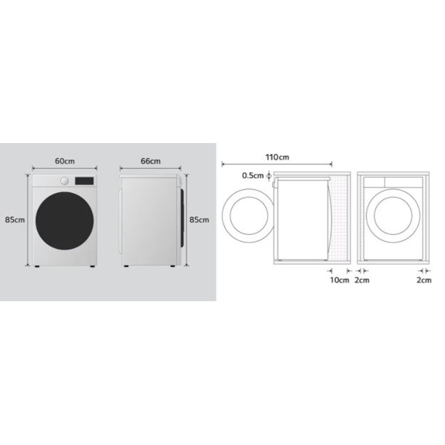 Džiovyklė LG RHX7010TWB