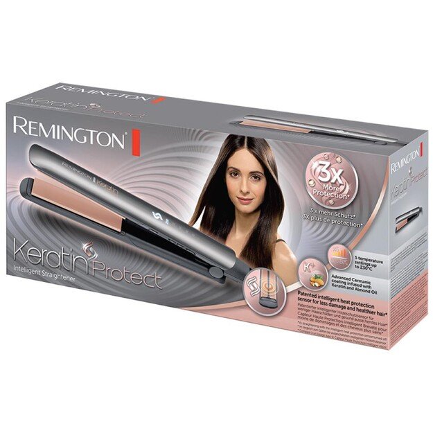 Remington S 8598 Straightening iron Warm Black, Gray 3 m 1