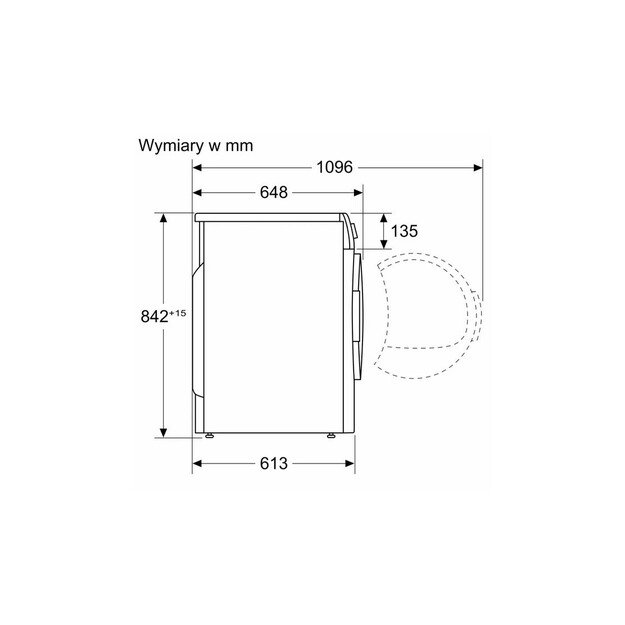 Laundry dryer Bosch WQG243DRPL 1