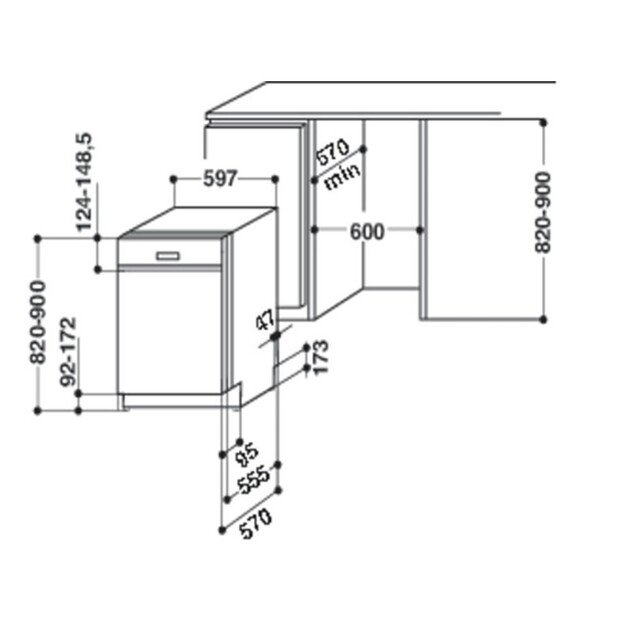 WHIRLPOOL WBC 3C34 PF X