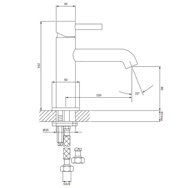 Braižyto vario spalvos praustuvo mai&scaron;ytuvas OMNIRES Y, Y1210NCPB 1