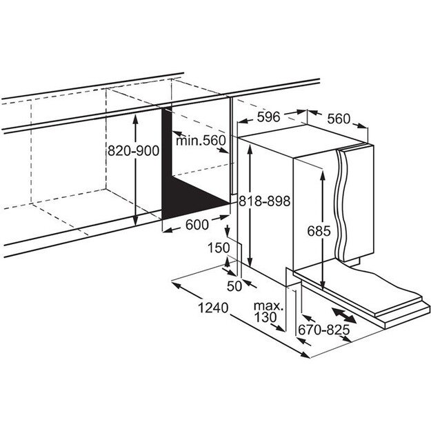 Electrolux Serie 700 EEG88700W Fully built-in 14 place settings A 1