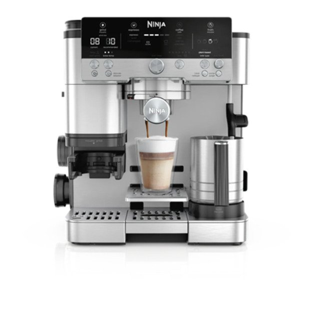 NINJA Espresso Coffee Maker | ES601EU Luxe Caf&eacute; Premier | Pump pressure 11 bar | Built-in milk frother | Ground | 1650 W | Blac