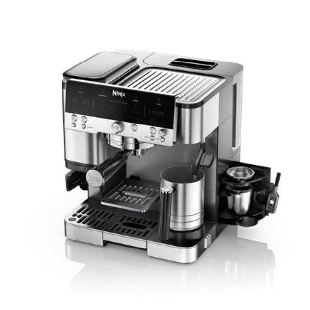 NINJA Espresso Coffee Maker | ES601EU Luxe Caf&eacute; Premier | Pump pressure 11 bar | Built-in milk frother | Ground | 1650 W | Blac