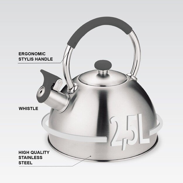 Kettle MAESTRO MR-1323 stainless steel 2.5 l 4