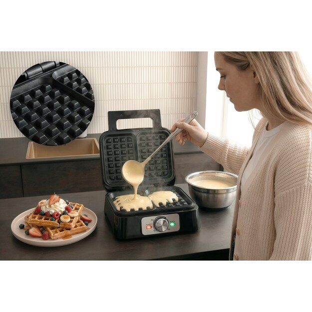 PROMIS Waffle Maker for 2 Waffles 2