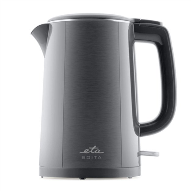 ETA Kettle | ETA859590020 EDITA | Electric | 2200 W | 1.5 L | Stainless steel | 360&deg; rotational base | Gray