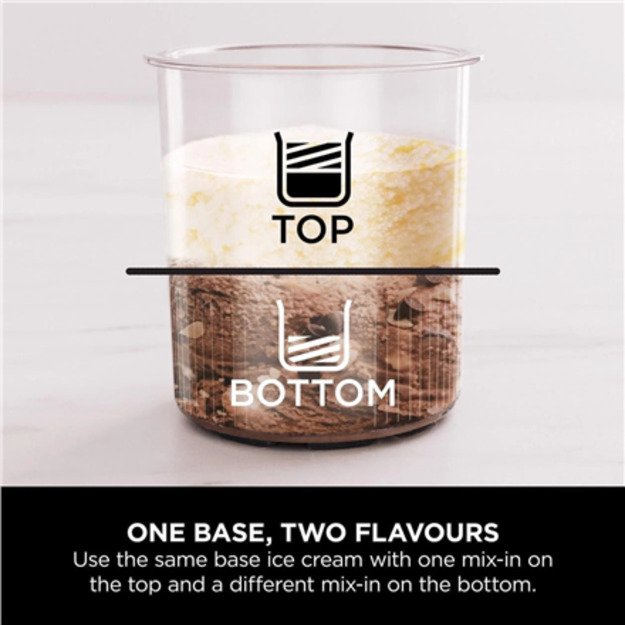 NINJA | Ice Cream Maker | NC502EU Creami Deluxe | Power 800 W | Silver/Black 2