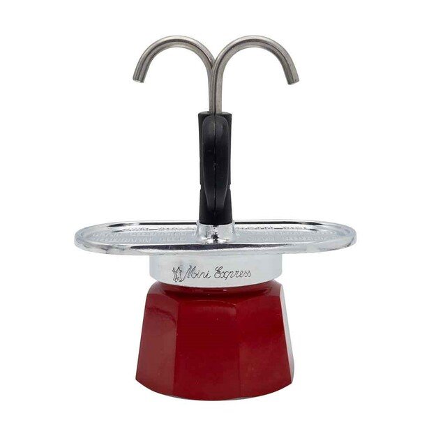 Bialetti Mini Express Magritte Moka pot Red, Silver 1