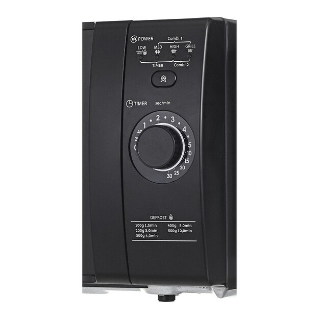 Sharp | YC-GG02E-B | Microwave Oven with Grill | Free standing | 700 W | Grill | Black