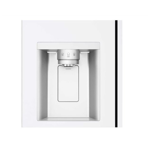 LG Refrigerator | GSLC40SWPE | Energy efficiency class E | Free standing | Side by side | Height 179 cm | Fridge net capacity 41 3