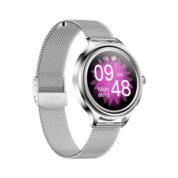 Kumi K3 silver smartwatch