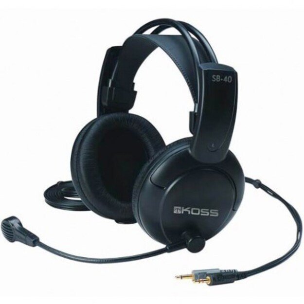 Koss | SB40 | Headphones | Wired | On-Ear | Microphone | Black