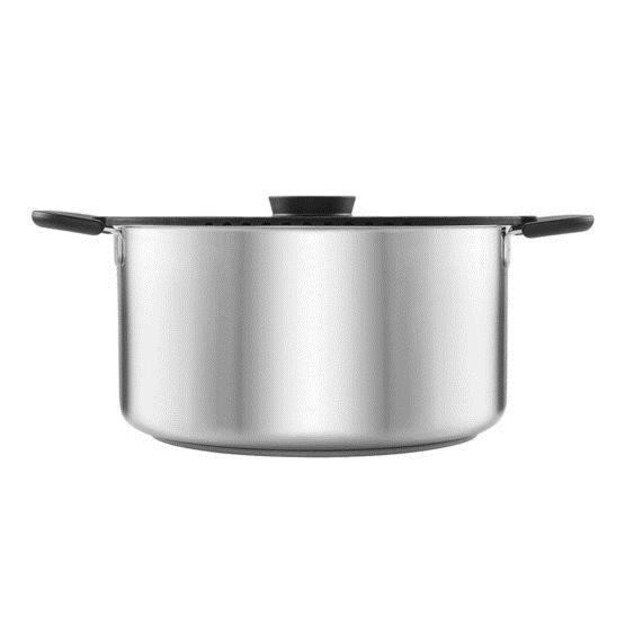 Fiskars 1026579 casserole dish Stainless steel Round 7 L