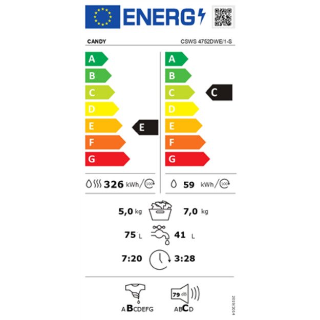 Candy | Washing Machine with Dryer | CSWS 4752DWE