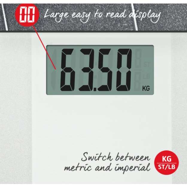 Salter 9009 WH3R Ultimate Accuracy Electronic Bathroom Scales white